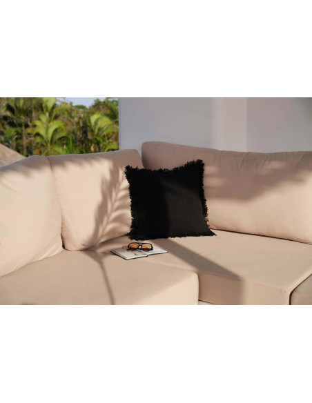 Housse de coussin Pleine Lune - NoireBazar Bizar
