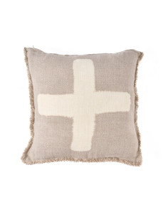 Housse de coussin Ivory Cross - Blanc naturel - 50x50Bazar Bizar