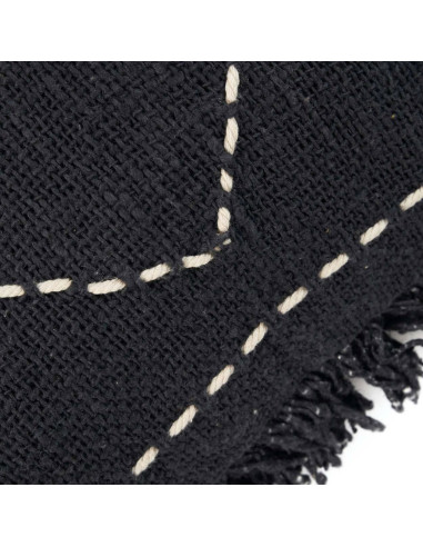 Housse de coussin Kasbah - Noir et blancBazar Bizar