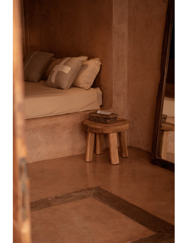 Housse de coussin Ivory Cross - Blanc naturel - 50x50Bazar Bizar