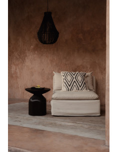 Housse de coussin Sahara Diamond - Noir naturelBazar Bizar 2