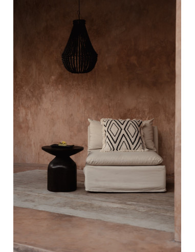 Housse de coussin Sahara Diamond - Noir naturelBazar Bizar