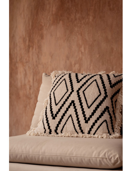 Housse de coussin Sahara Diamond - Noir naturelBazar Bizar