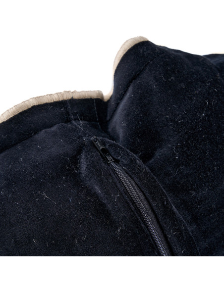 Housse de coussin ? rayures nordiques - Noir naturel - 50x50Bazar Bizar