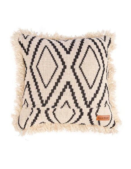 Housse de coussin Sahara Diamond - Noir naturelBazar Bizar