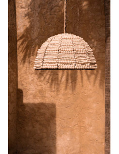 Pendentif en forme de d?me de perles en bois - NaturelBazar Bizar 2