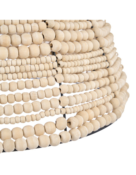 Pendentif en forme de d?me de perles en bois - NaturelBazar Bizar