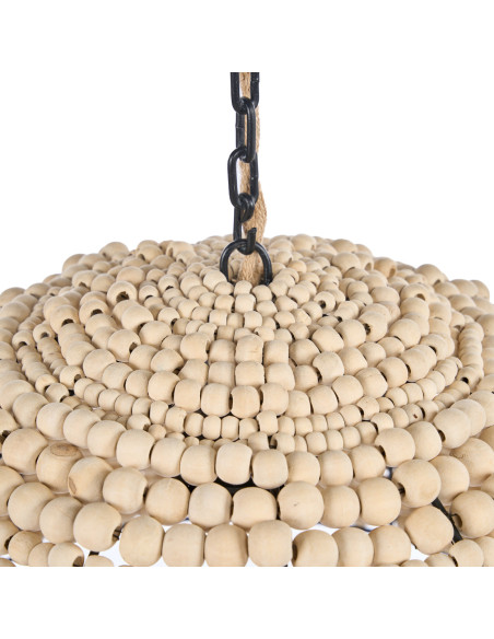 Pendentif en forme de d?me de perles en bois - NaturelBazar Bizar