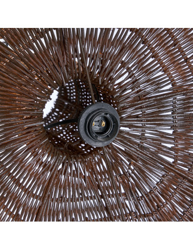 Suspension Dome - Noyer fonc? - XLBazar Bizar