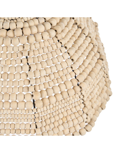 Pendentif en forme de d?me de perles en bois - NaturelBazar Bizar