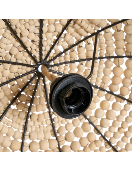 Pendentif en forme de d?me de perles en bois - NaturelBazar Bizar