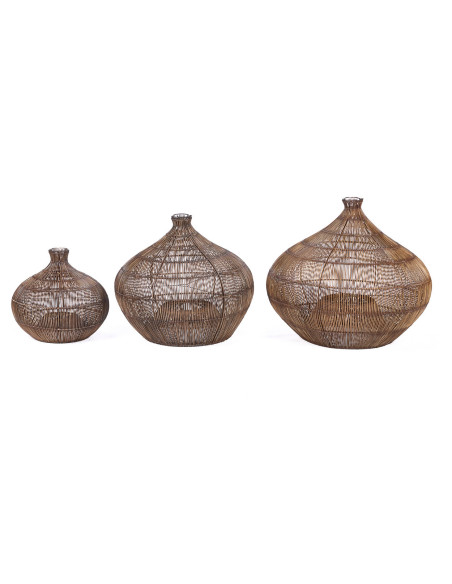 Pendentif Gourde du D?sert - Noyer fonc? - SBazar Bizar