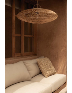 La lampe suspendue Macaron - Naturel - M 2