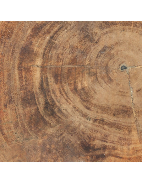 Tabouret/Table d'appoint Tribe - Naturel/noir