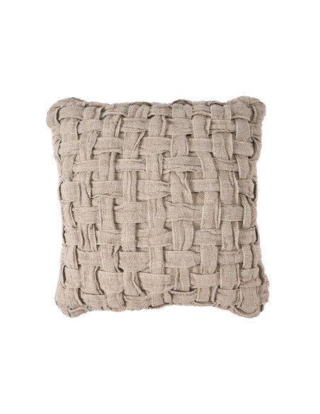 Housse de coussin Crossier en lin - NaturelBazar Bizar