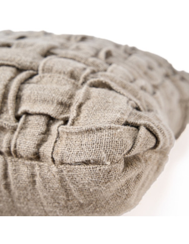 Housse de coussin Crossier en lin - NaturelBazar Bizar
