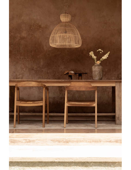 Pendentif fouet ? matcha - Naturel - MBazar Bizar