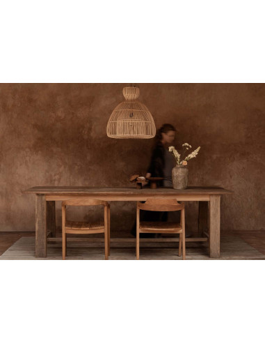 Pendentif fouet ? matcha - Naturel - MBazar Bizar