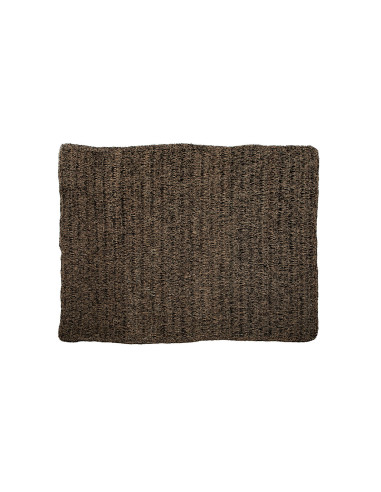 Le tapis en seagrass - Naturel Noir - 180x240