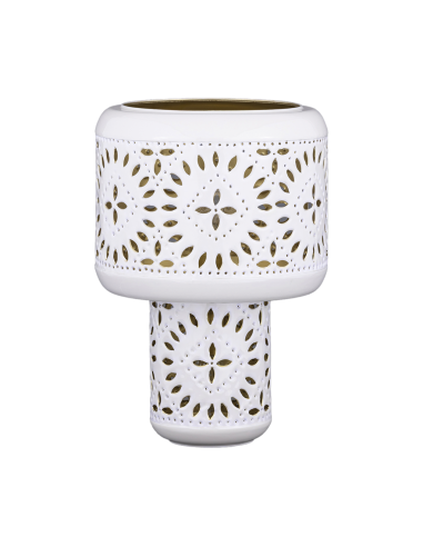 Lampe Nora beige H39cm opjet