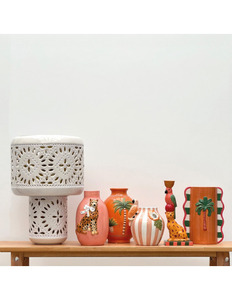 Lampe Nora thym H39cm opjet