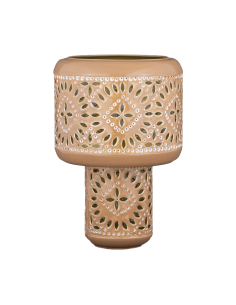 Lampe Nora brun H39cm opjet