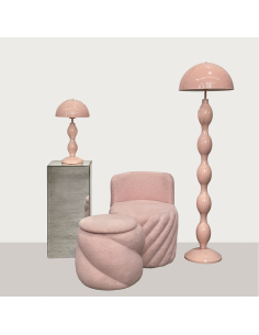 Lampe de bureau Nini rose H48cm opjet 2