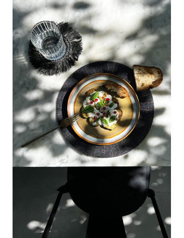 Le set de table perlé - Noir