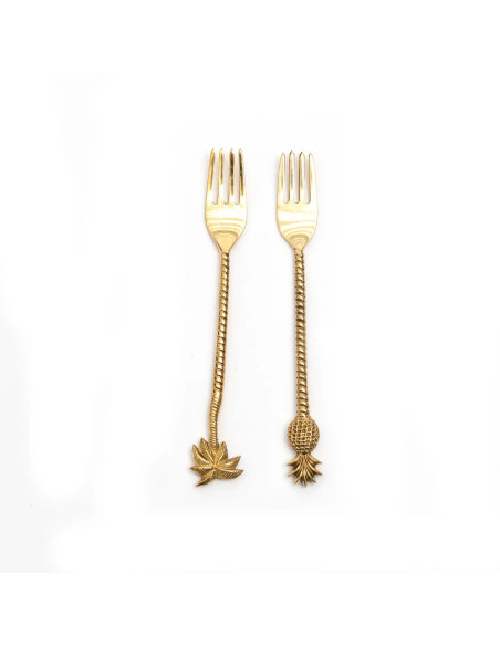 Fourchette Ananas - Or