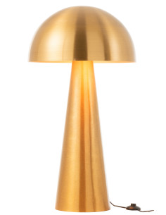 Lampe Champignon Métal Doré Mat Extra LargeJ-Line