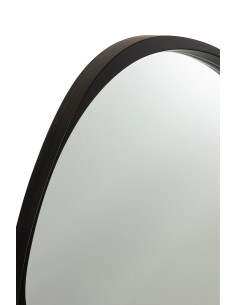 Miroir Giles Mdf/Verre Noir PetitJ-Line