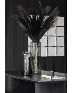 Vase Droit Long Verre Gris PetitJ-Line14007