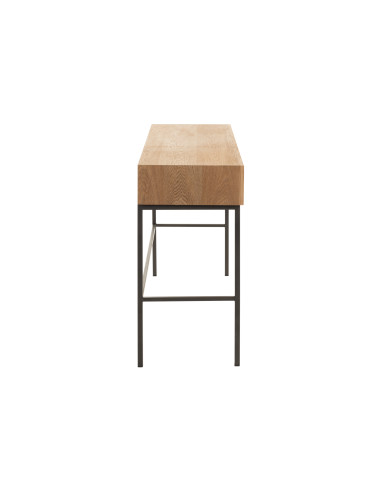Console 3 tiroirs bois/métal naturelJ-Line15213