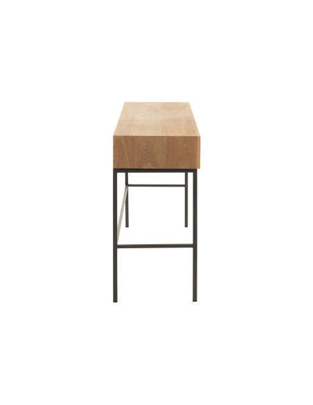 Console 3 tiroirs bois/métal naturelJ-Line15213