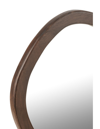 Miroir Whisper en bois de manguier/MDF Marron PetitJ-Line