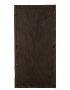 Miroir mural rectangulaire en bois marron grandJ-Line 2