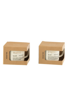 Message de tasse Maman Papa Céramique Or Assortiment de 2J-Line 2