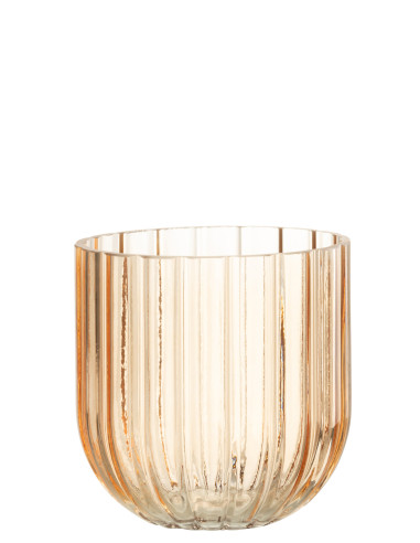 Vase Yari Verre Pêche PetitJ-Line30362