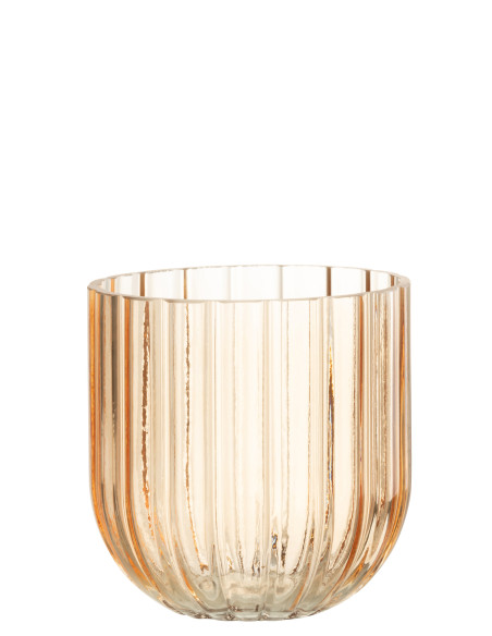 Vase Yari Verre Pêche PetitJ-Line30362