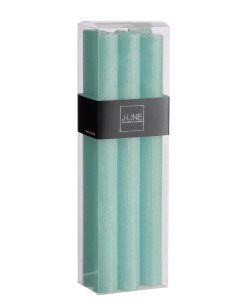 Boîte 6 Bougies de Table Aqua -13H 2