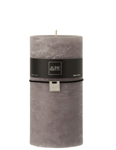 Bougie cylindrique gris foncé XXL140h 2