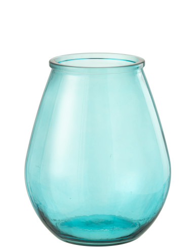 Vase Œuf Verre Aqua GrandJ-Line51212