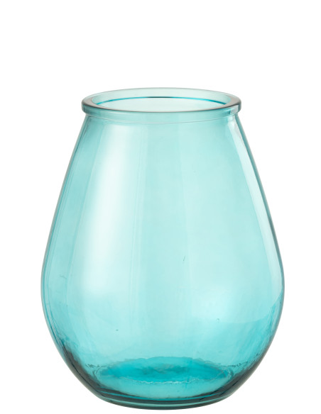 Vase Œuf Verre Aqua GrandJ-Line51212