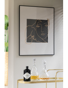 Carafe en verre transparent 2