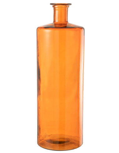 Vase en verre large orange grandJ-Line32792
