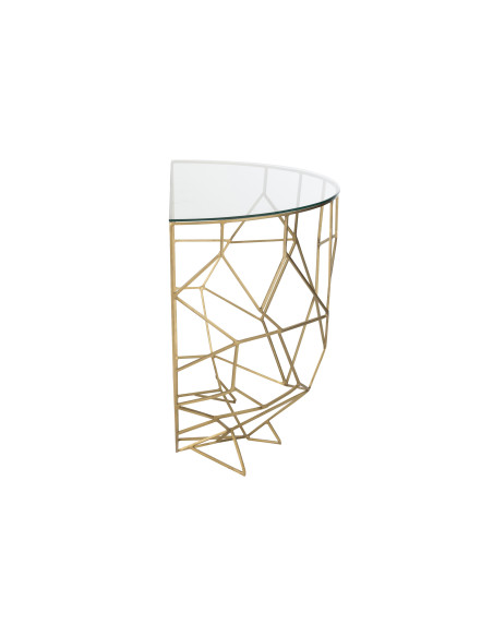 Console Moza Métal/Verre OrJ-Line45850