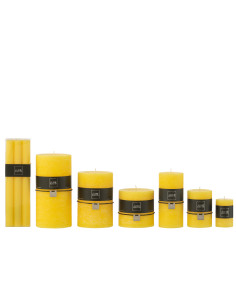 Coffret de 6 bougies de table jaunes 9HJ-Line