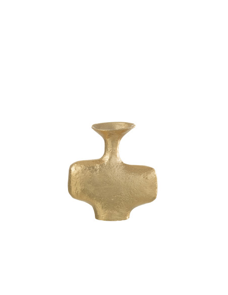 Vase moderne en aluminium doré.J-Line36252