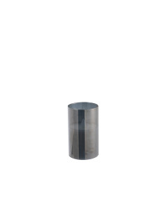 Lampe LED en verre gris brillant petite