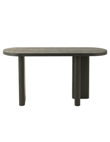 Table en bois de teck noirJ-Line43765